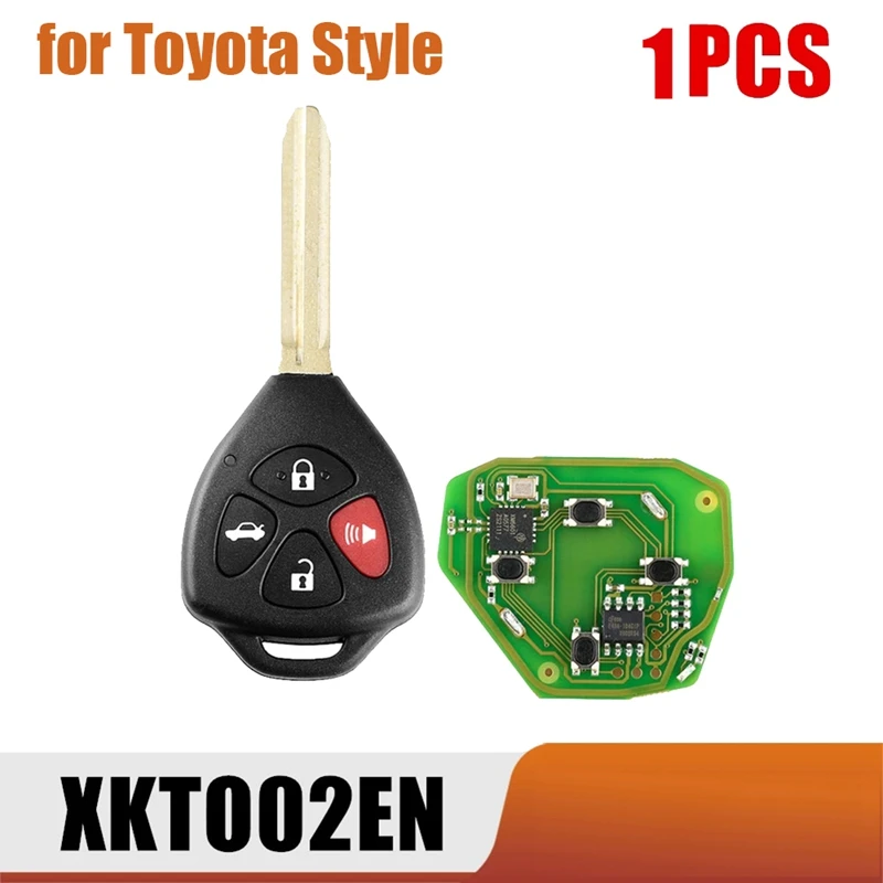 

Xhorse XKTO02EN Universal Wire Remote Key Fob Flip 4 Button Accessories For Toyota Style For VVDI Key Tool