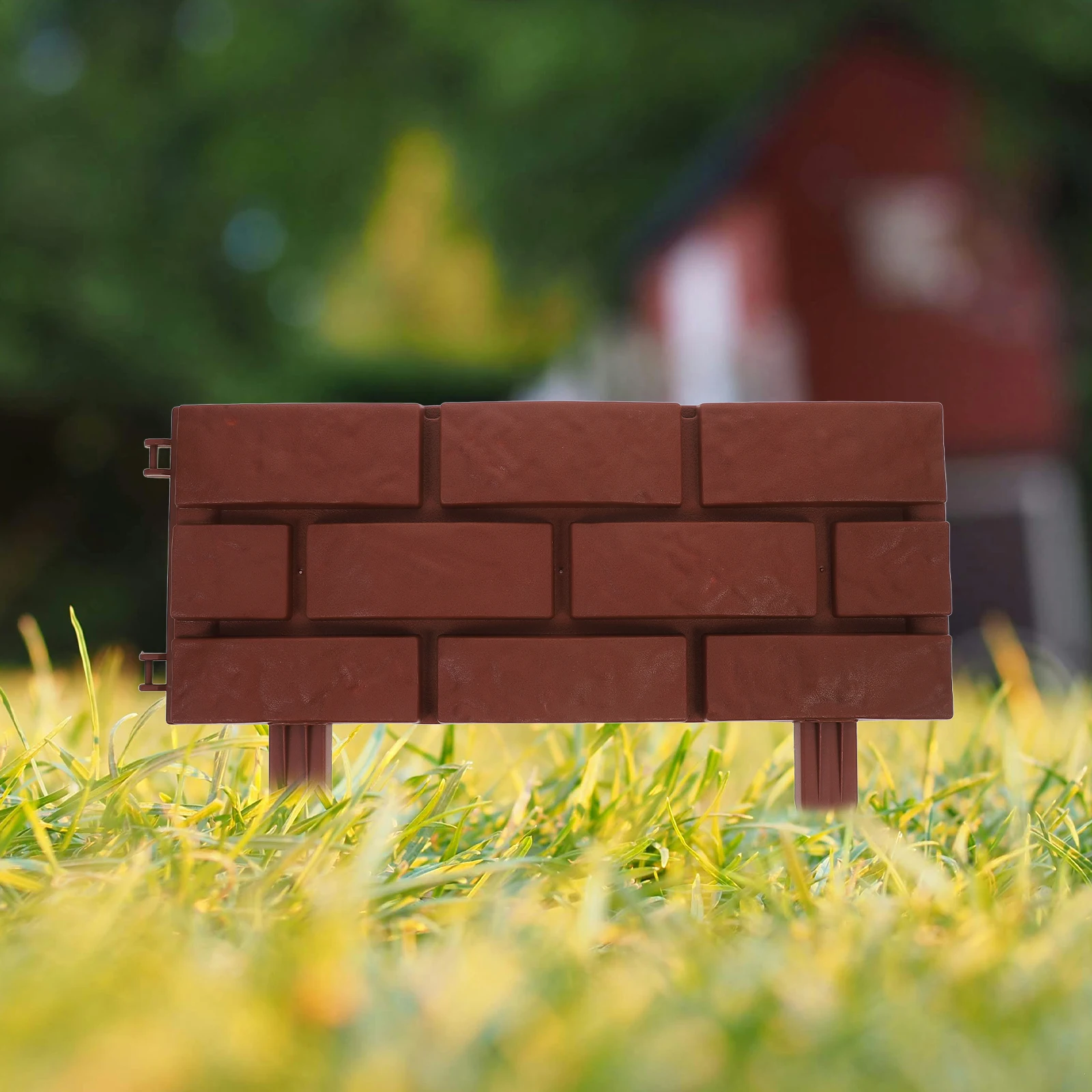 

Garden 43x30CM Decor Garden Decorations Landscape Gardening Plastic Flowerbed Border Picket Fence Fence Stake