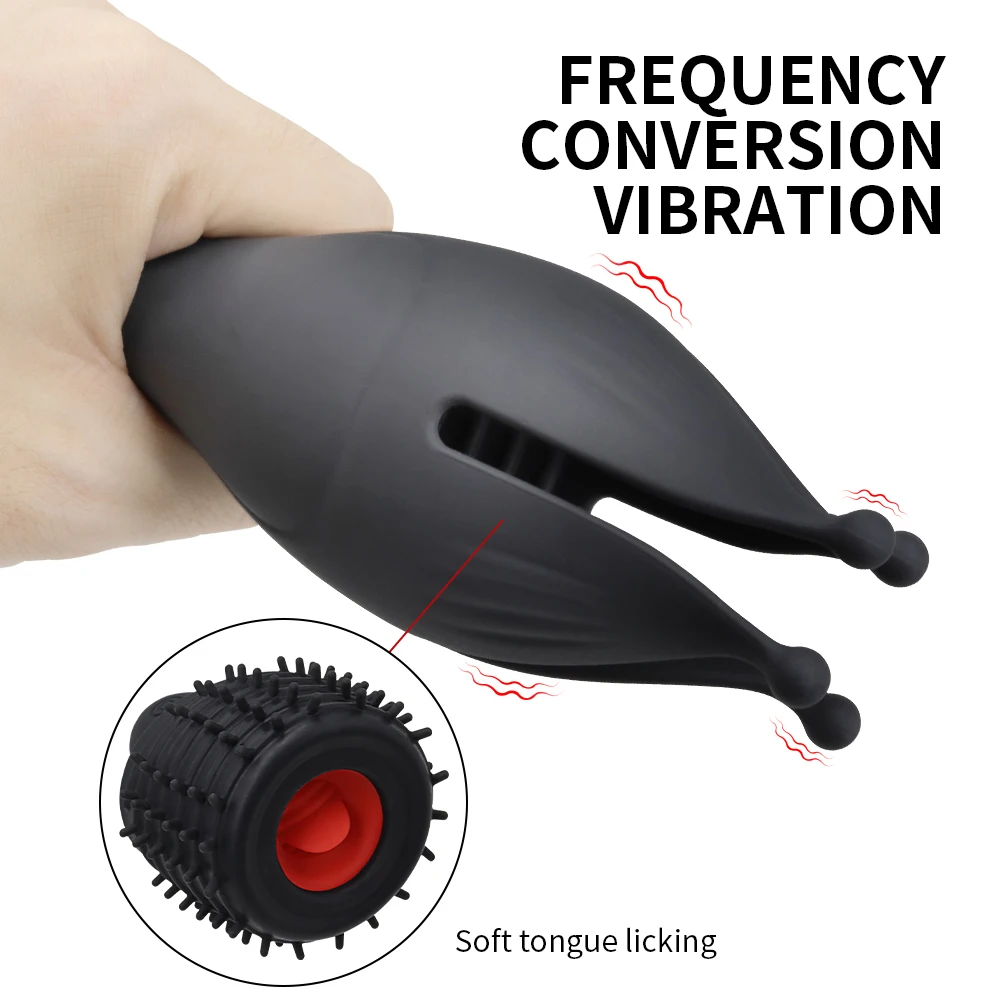 Glans Trainer for Men Powerful Vibrating Penis G Spot Masturbator Soft Fingertip Prolong Endurance Massage Vibrator Erotic Toys view 4