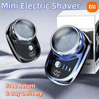 Xiaomi Electric Shaver Portable Razor Man Travel Attire Wet Dry USB Rechargeable Shaver Charging Mini Shaving Machine For Men ﻿