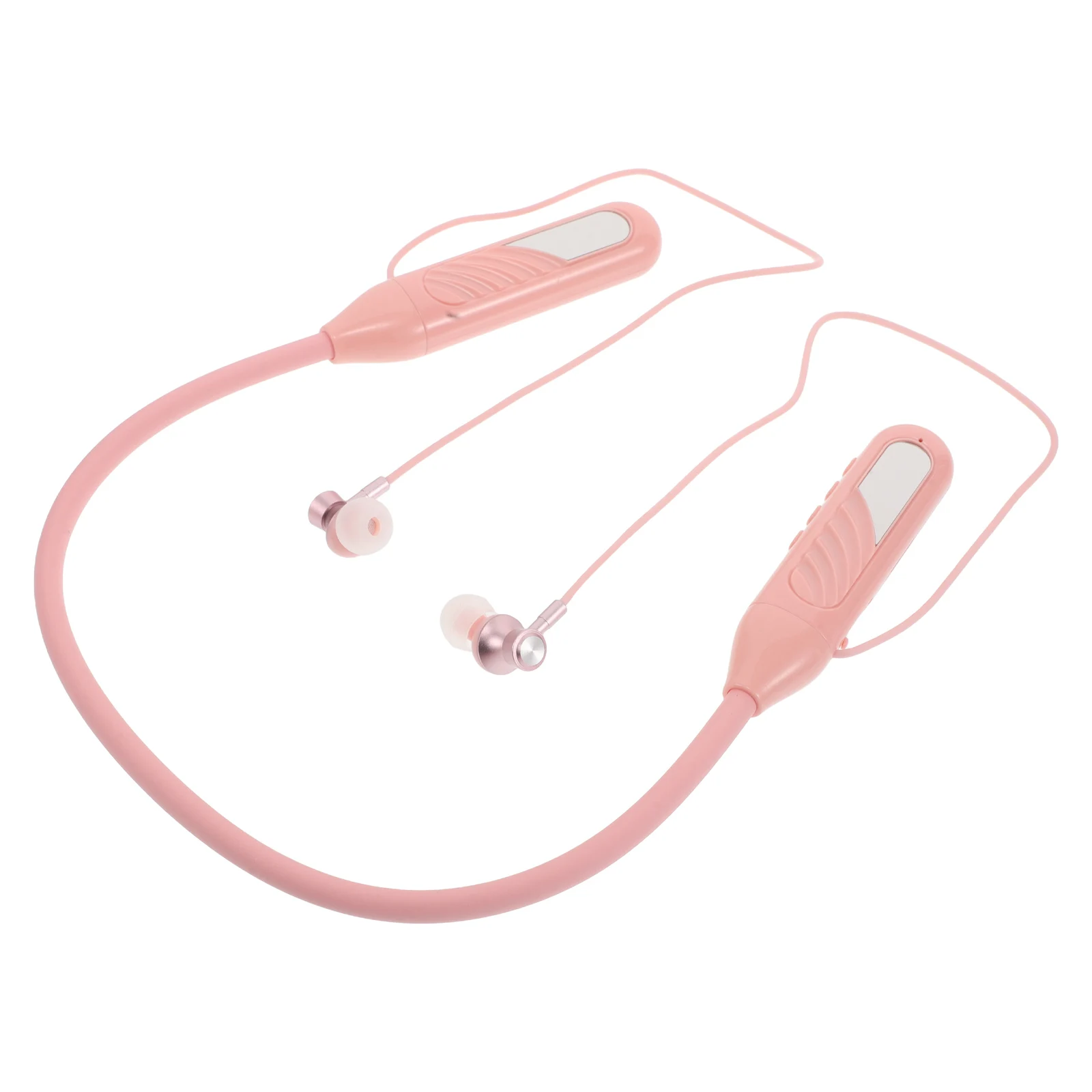 

Earphone Wireless Headphones Digital Display Neckb Long Card Slot Sports Daily Use Earbuds Gaming Intercom