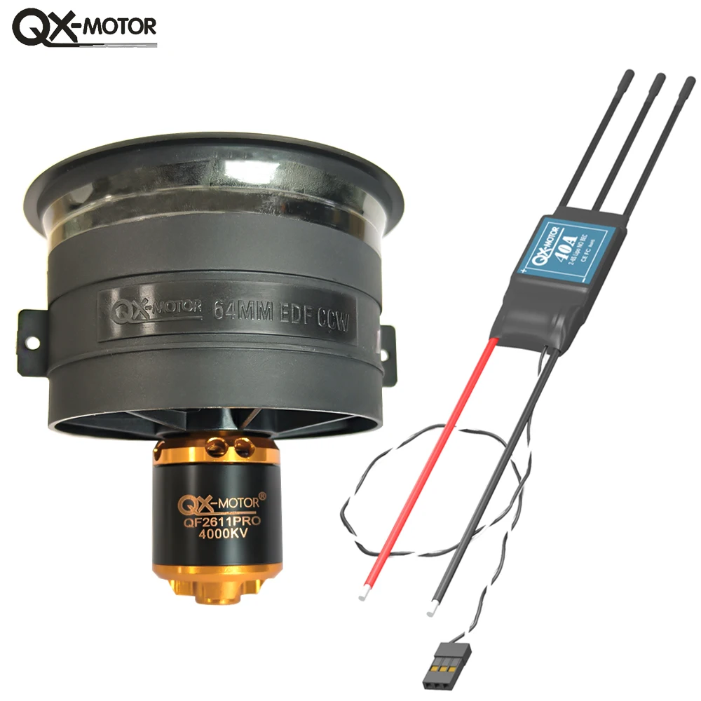 

5-лопастной 64-мм канальный вентилятор EDF QF2611PRO