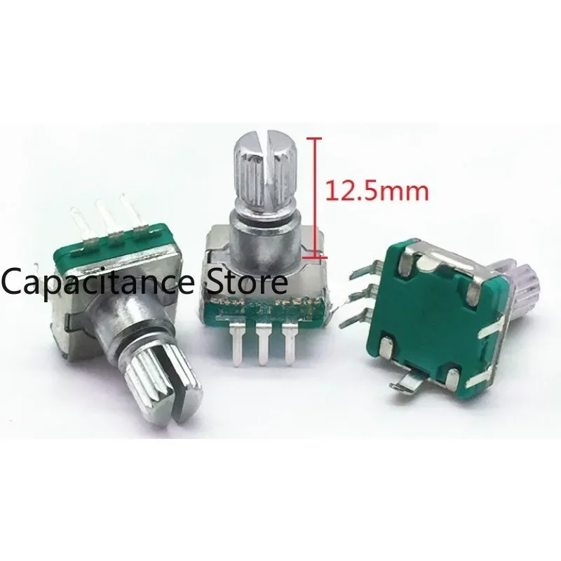 

5PCS New EC11 encoder 30 point 15 pulse with switch shaft length 12.5mm flower volume
