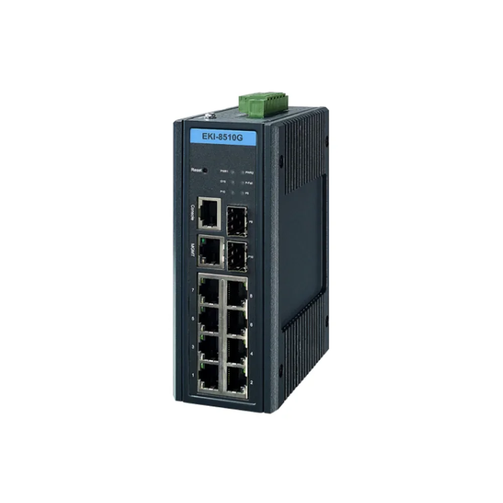 Advantech EKI 8510G 2FI 8G + 2G SFP Industrial Managed  Ethernet TSN Switch