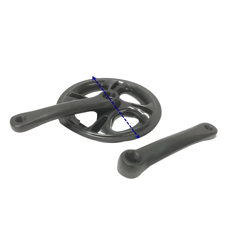 

ABHT-2X односкоростной 42T складной велосипедный шатун для шоссейного велосипеда 152 мм набор шатунов с полой зубчатой пластиной велосипедная звездочка аксессуары для велосипеда