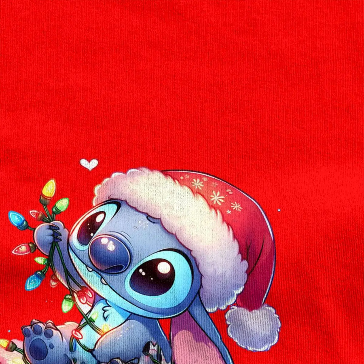 Men T Shirt Christmas Stitch Christmas Lights T Shirts Hip Hop Beach Tee Shirt Street Style Loose Pure Cotton Clothing