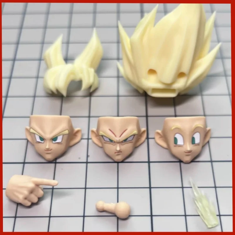 

【UC Reproduce】Air HM AH005 Dragon Ball SHF Full Power Son Goku Headsculpts Комплект аксессуаров Аниме Фигурки Игрушки Без коробки Игрушки