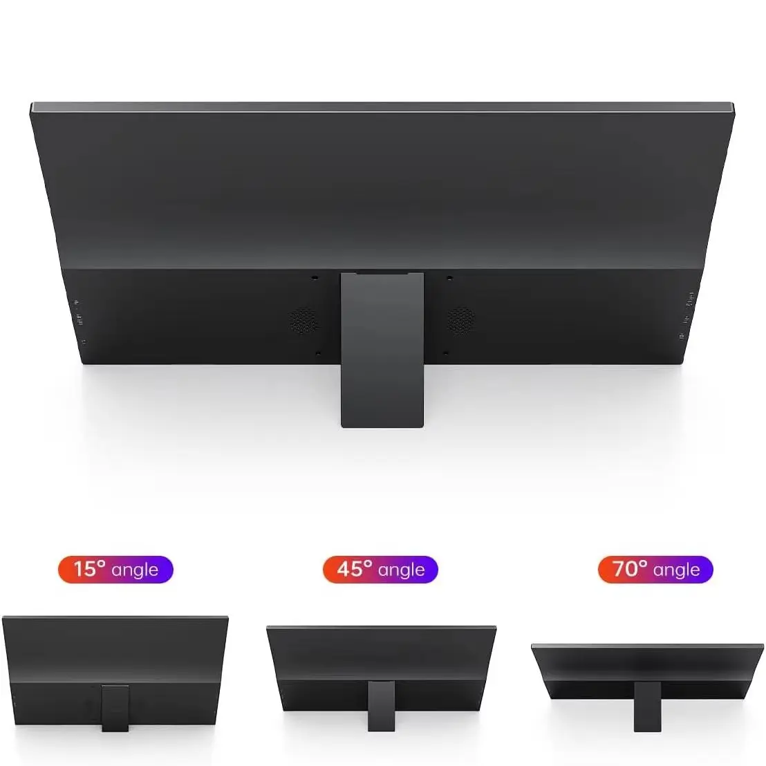 AHXJKA 15.6 Inch Portable Monitors 72%sRGB FHD IPS With Type-C Mini HDMI For Laptop Phone PS4/5 XBox Mac PS SWitch  Extender