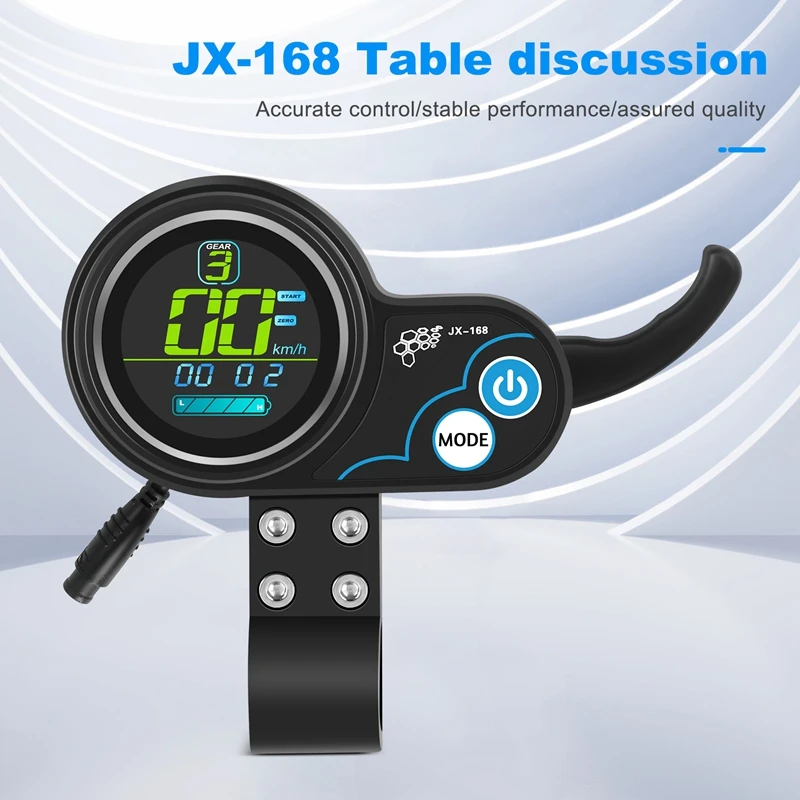 JX-168 Acceleration Instrument Continental Electric Scooter 36V/48V LCD Screen Governor Instrument Throttle Accessories