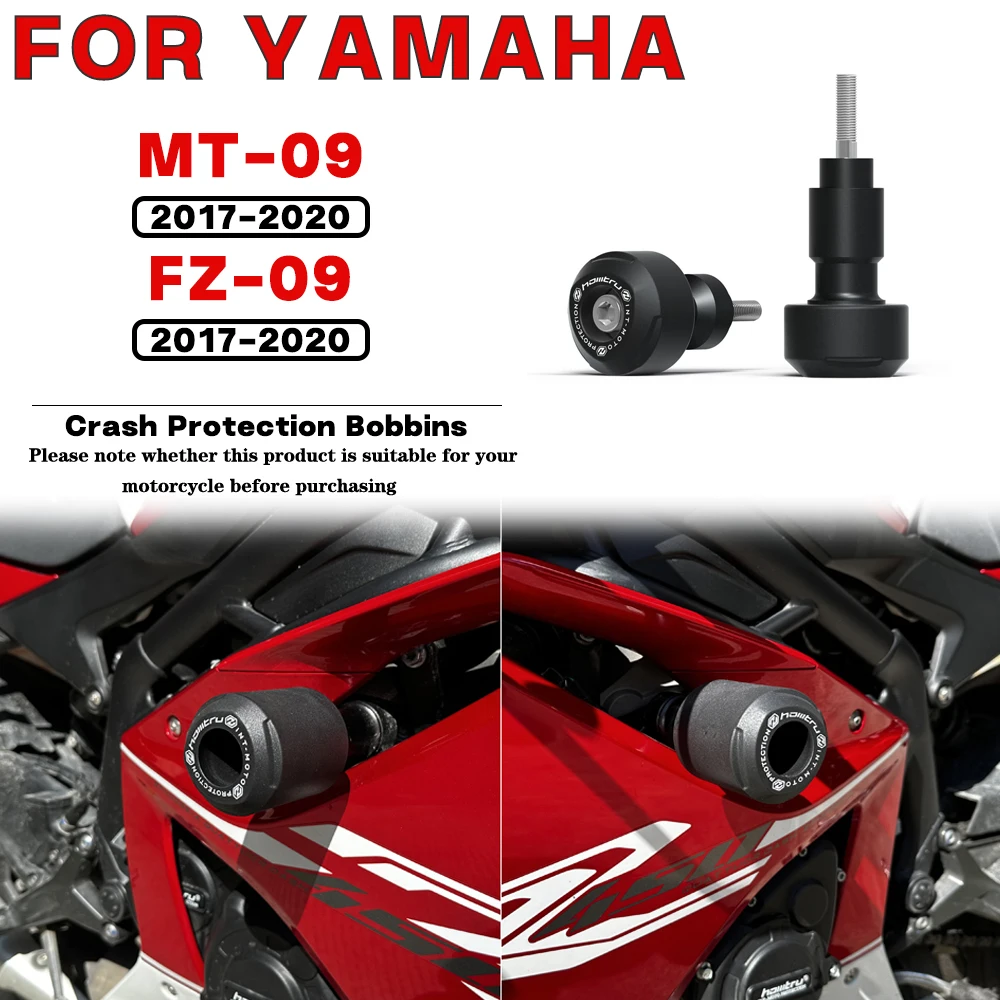 

For YAMAHA MT-09 SP FZ-09 2017 2018-2020 Motorcycle Frame Crash Protection Sliders Falling Protector Kit Engine Protect Bobbins