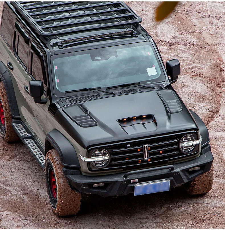 مدينة طبعة هود درع إله الحرب هود تعديل هود الديكور على الطرق الوعرة عدة اكسسوارات خاصة لخزان 300