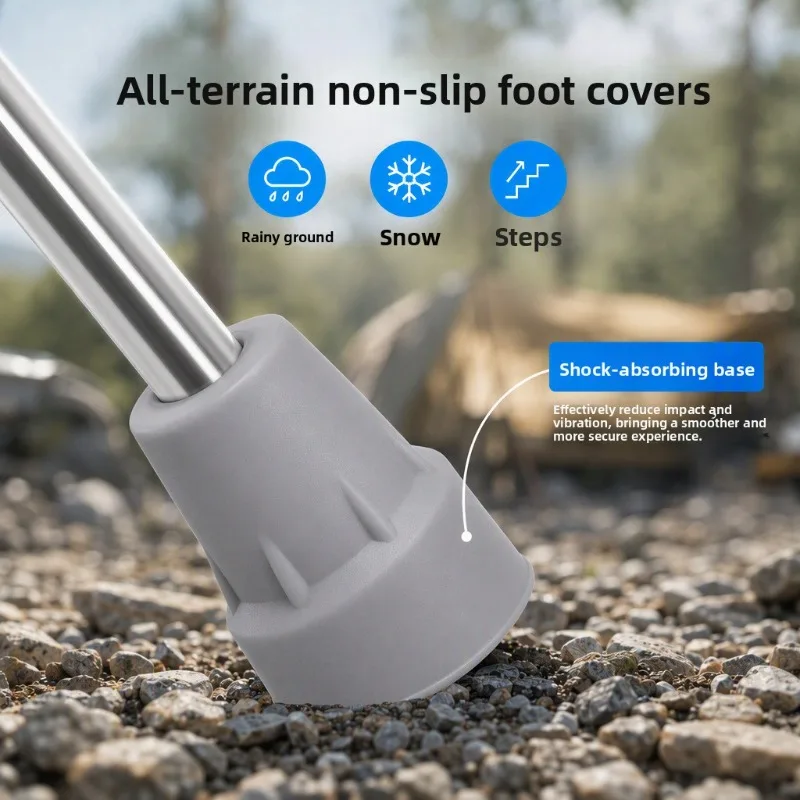 1-20PCS Replacement Rubber Feet for Crutch Cane Walker Walking Stick Non Slip Durable Thick Tips Universal Fit
