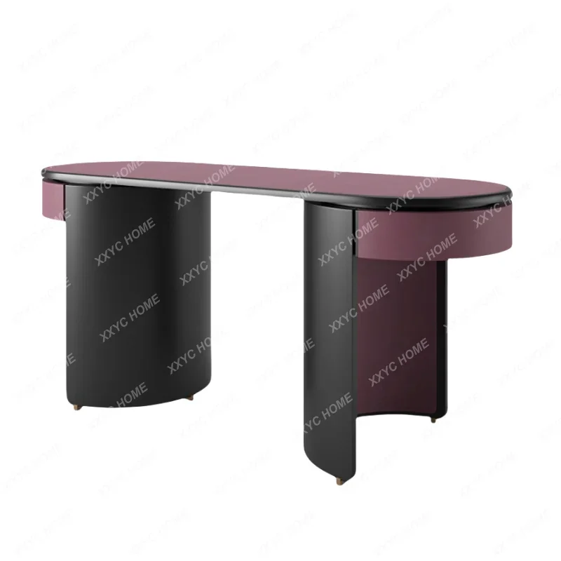 Minimalist paint desk Modern simple home desk Writing desk