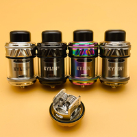 DSX Kylin V3 RTA Tank 4ML 6ML 25mm Single/Dual Coil Creative Honeycomb Airflow Vape Vaporizer 316ss vape rta vs zeus x rta