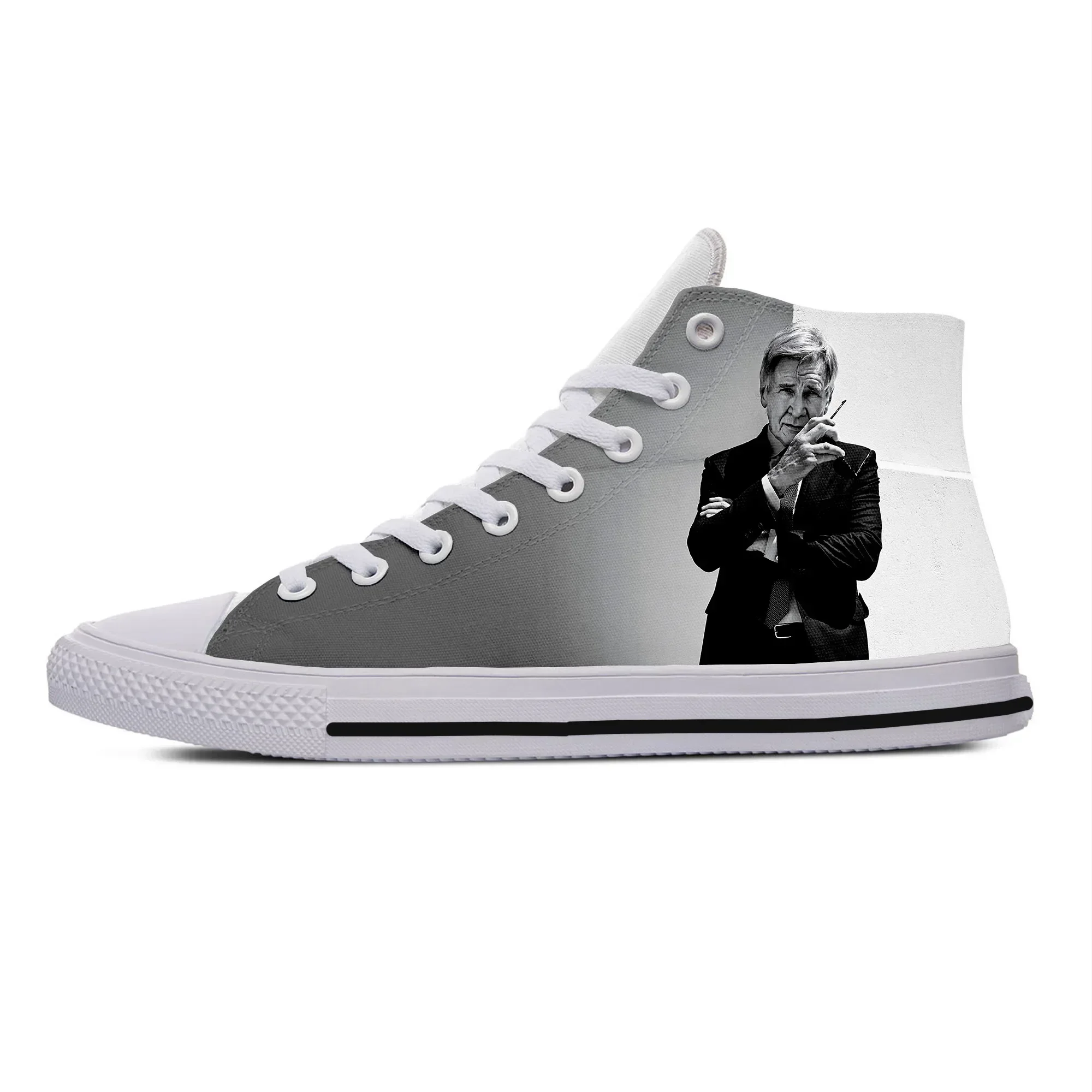 Harrison Ford High Top Sneakers for Men & Women, Breathable Lightweight Casual Shoes for Summer - view 6