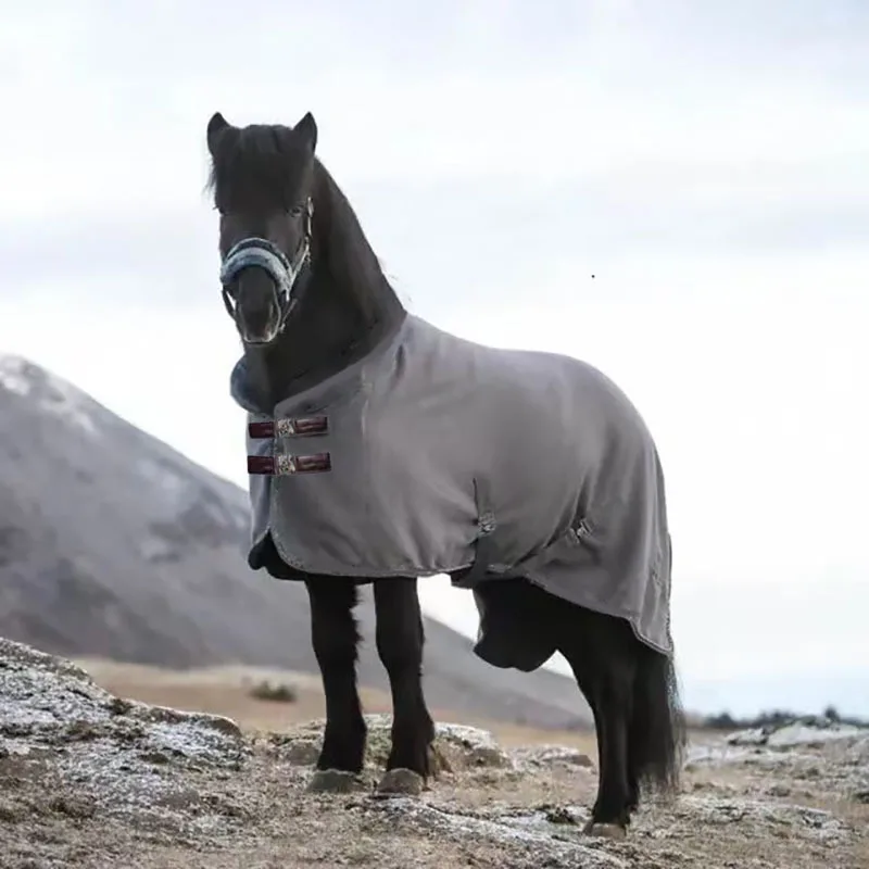 Tappeto per cavalli in flanella di alta qualità Foglio per mosche Coperta per cavalli Tappeto per insetti Prodotti di fabbrica Equitazione traspirante