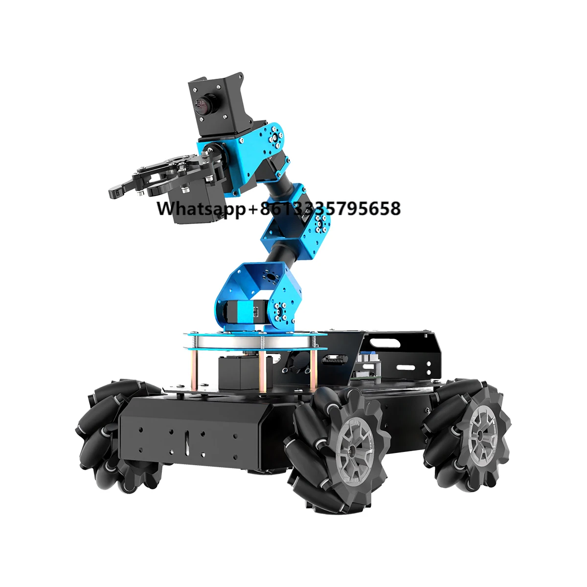 

ArmPi Pro ROS Robotic Arm With Raspberry Pi Open Source 4WD Mecanum Wheel Robot Car AI Vision Programming Smart Robotics Kits