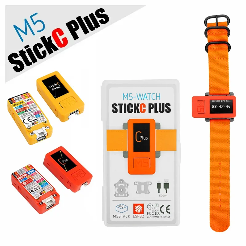 M5Stack M5StickC PLUS ESP32 IR AXP192  WiFi 1.14-inch LCD Screen IoT Controller Mini IoT Development Kit