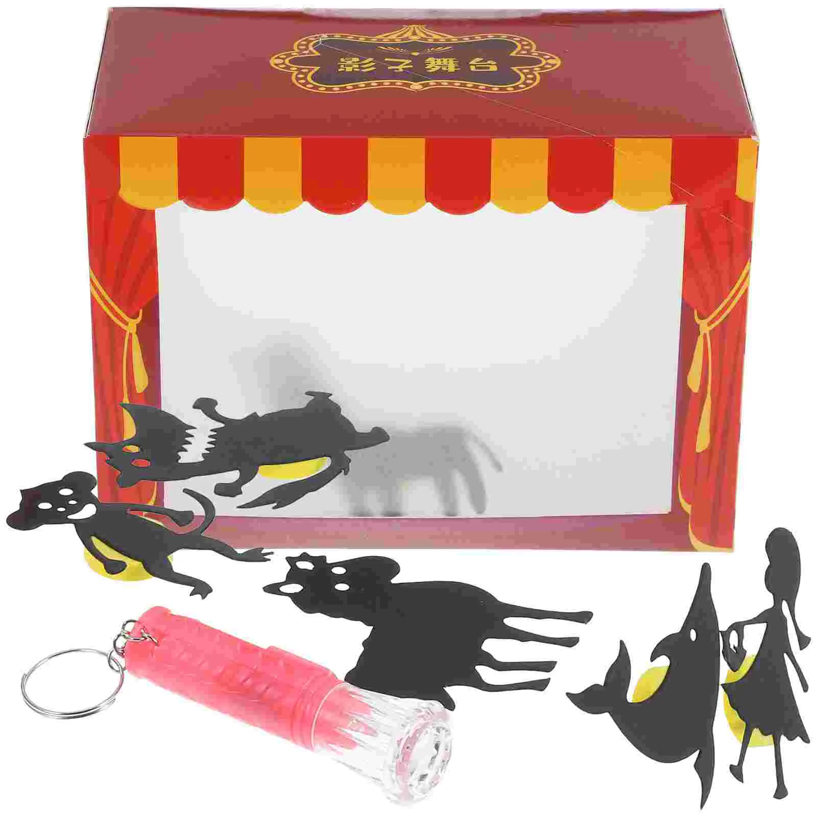 Kit de théâtre de marionnettes pour enfants, kit exécutif de marionnettes ombre, suite de bricolage pour enfants