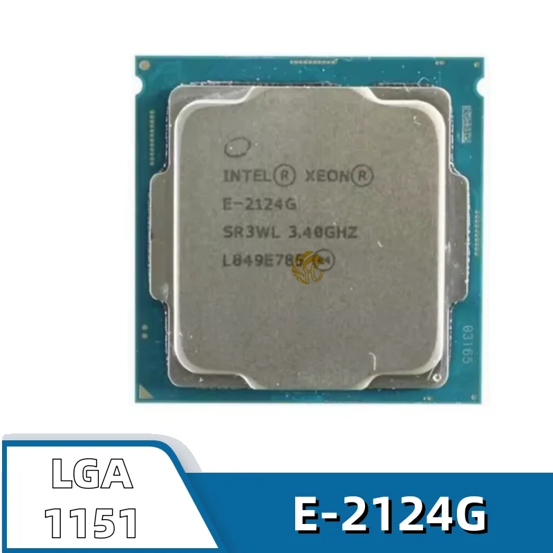  Xeon E-2124G E2124G CPU 3.4GHz 8MB 71W 4 Cores 4 Thread LGA1151 for server motherboard C240