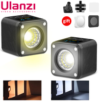 Ulanzi L2 Bi-Color Mini COB Video Light 2700-7000K Magnetic Warm Cold LED Lamp for DSLR Camera Smartphone Gopro Phone Fill Light