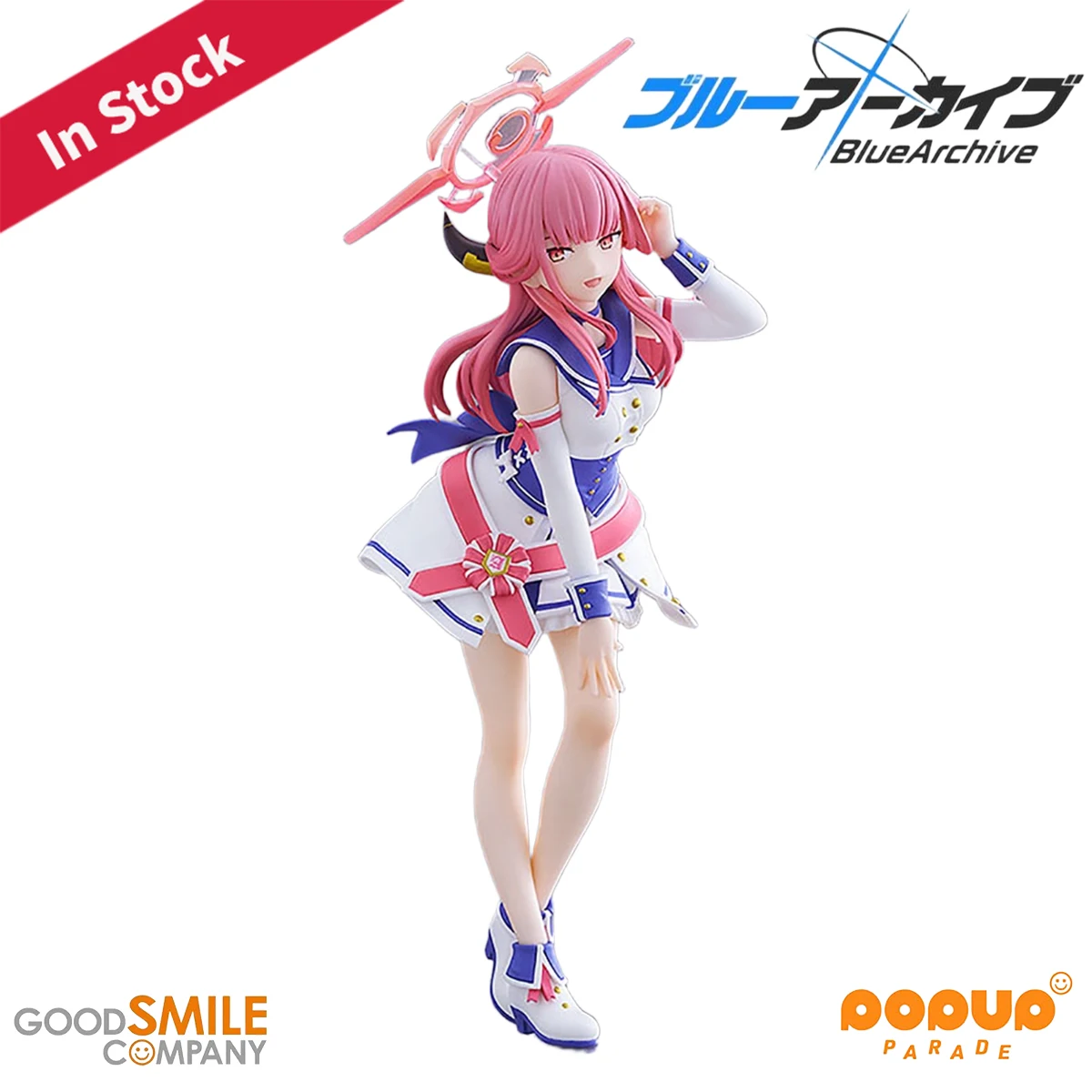 

Original Genuine Good Smile Company Prepainted Pop Up Parade Blue Archive Rikuhachima Aru MischievousStraight Ver. H=185мм Подарок