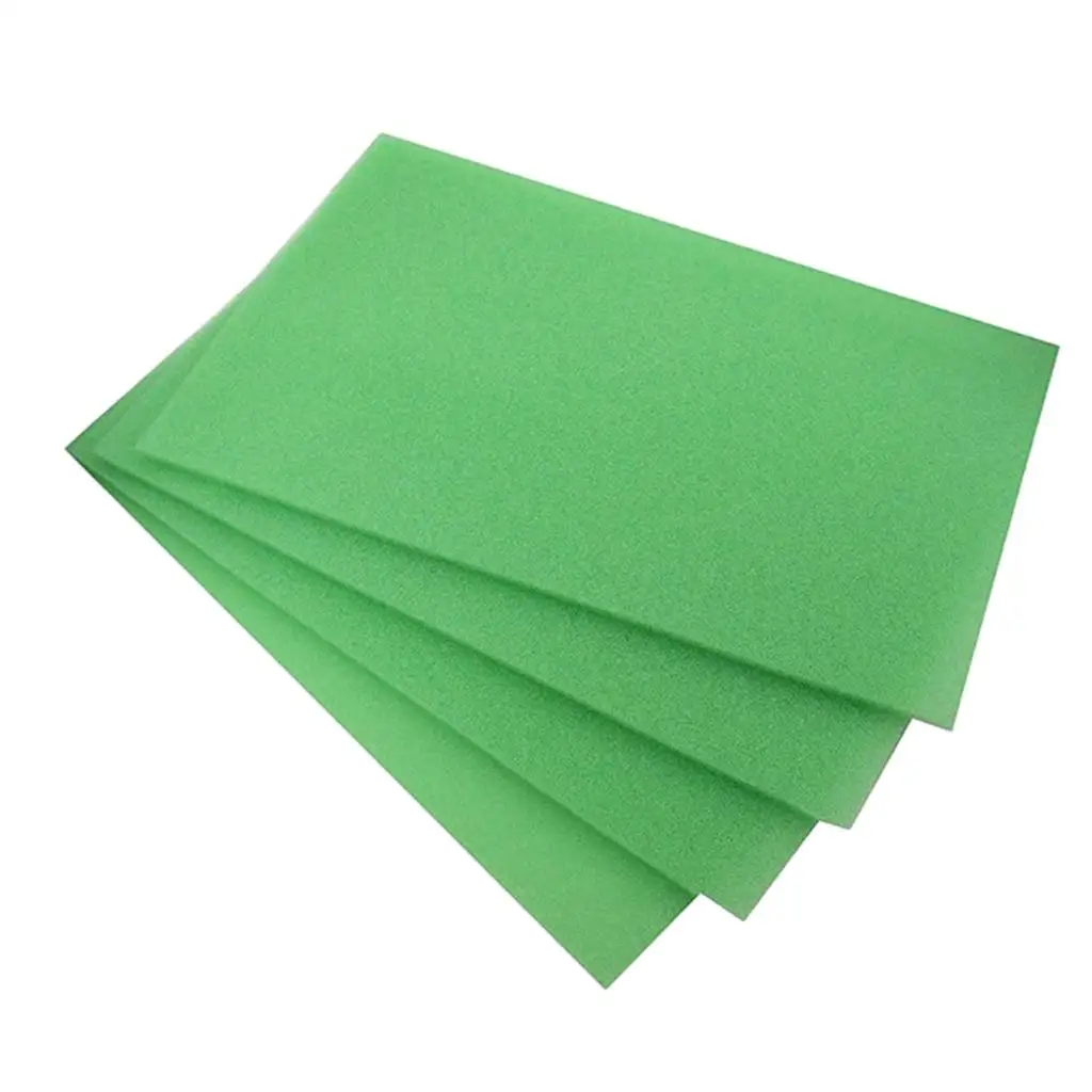 4pcs Kitchen Refrigerator Cabinet Pad Anti-corrosion Fridge Liner Mat Green