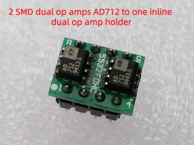 Two Fever Patches AD712 Dual Op Amp Converted into One AD712 Dual Op Amp Seat, Strong Music