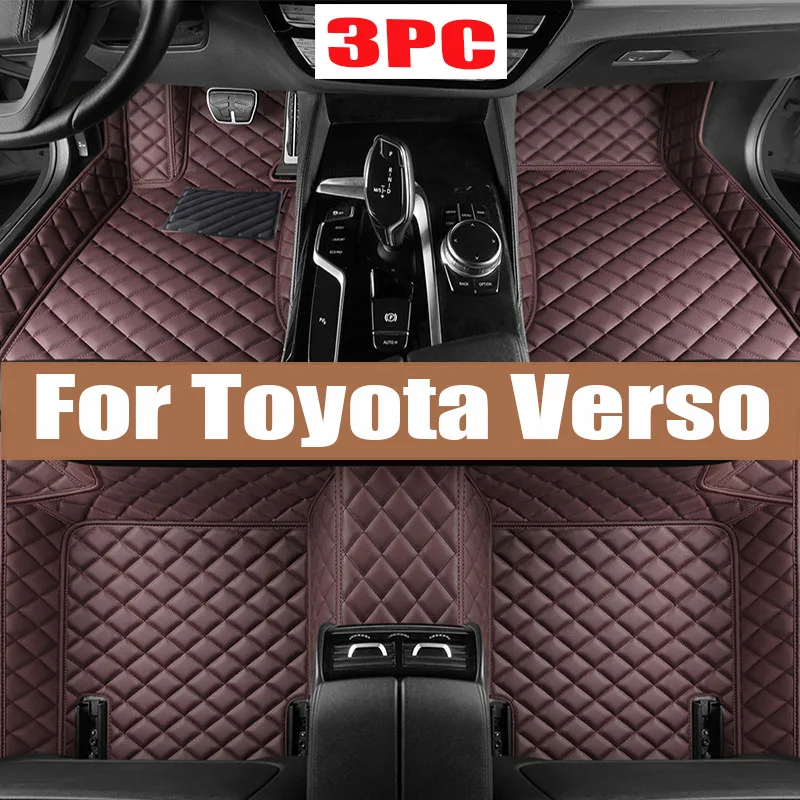 

Car Floor Mats For Toyota Verso Five Seats 2011 2012 2013 2014 2015 2016 2017 Custom Foot Pads Carpet Cover Interior Accessories