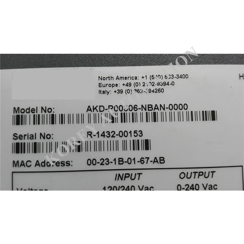 تم اختبار برنامج التشغيل المؤازر AKD-P00306-NBAN-0000 بالكامل #3