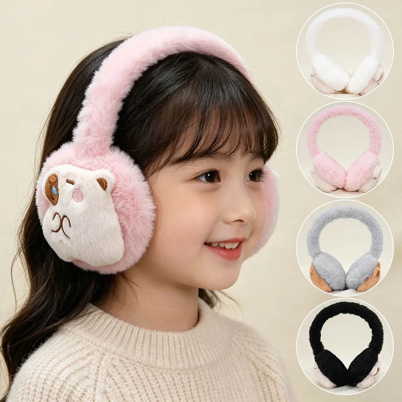 Winter Warm Earmuffs for Adult Children Ear Protection Plush Ear Covers Kids Outdoor Ski Cycing Thicken Anti-freeze War Muffs