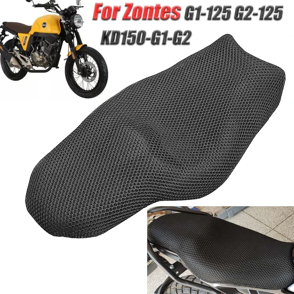 

Motorcycle Breathable Mesh Cushion Seat Cover Seat Cushion Sleeve For Zontes G1-125 G2-125 KD150-G1-G2