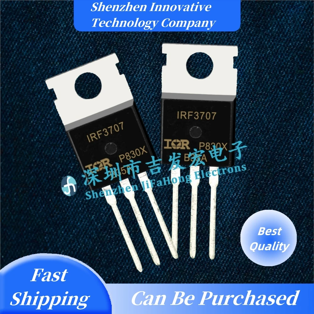 10PCS IRF3707  TO-220 30V 62A MOS  10Best Quality   Fast Shipping