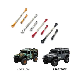 Metal Rod de direção para brinquedos HB, Servo Link Rod, Peças de atualização do carro, ZP1001 ZP1002 ZP1003 ZP1004 1/10 RC Crawler