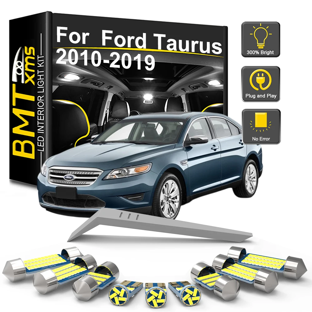 6/13/23PCS LED Interior Light Bulb Kit For Ford Taurus 2010 2011 2012 2013 2014 2015 2016 2017 2018 2019LED Car Dome Lamp Canbus