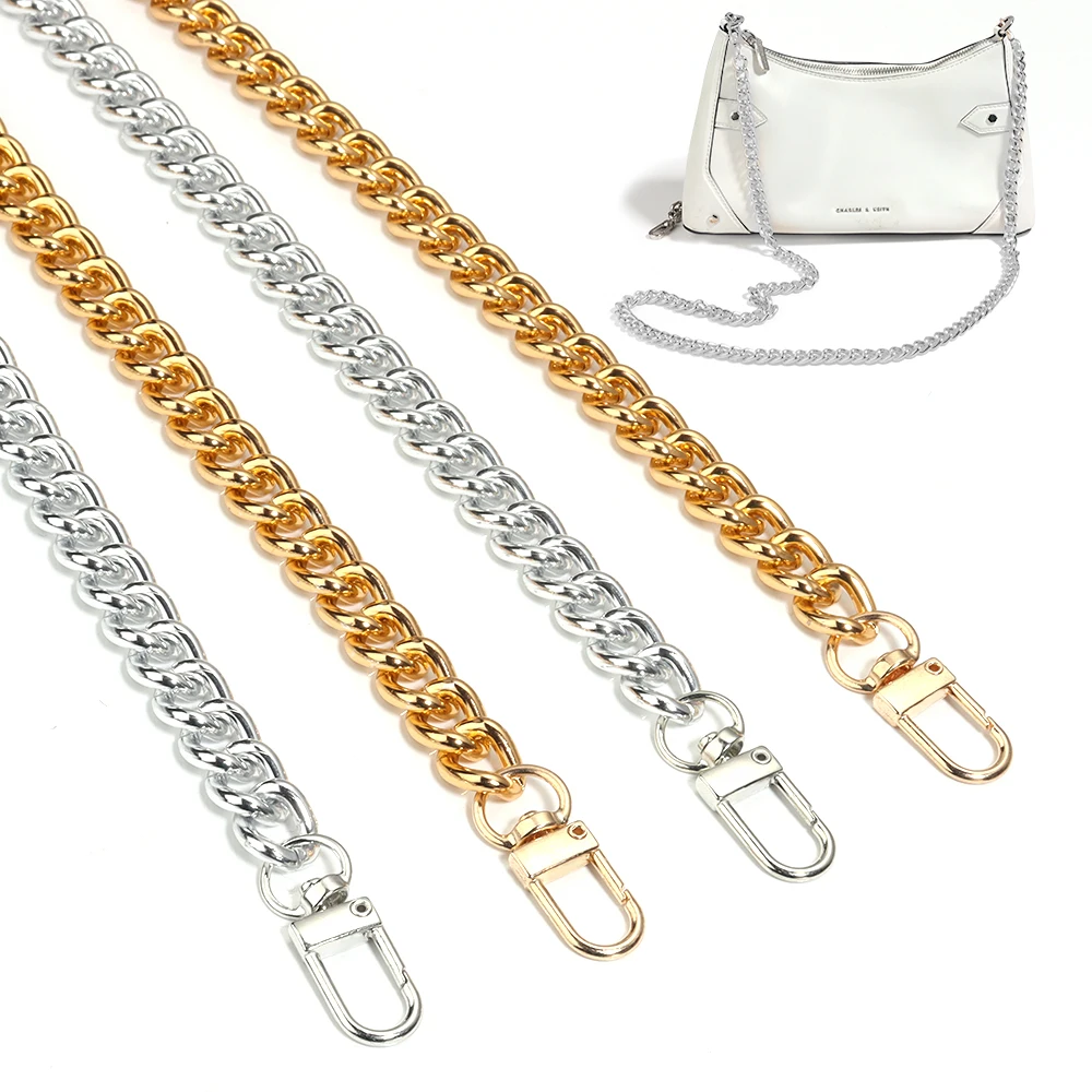 40/60/80/100cm Alloy Aluminum Bag Extension Chain Women Bag Replacement Chain Handbag Shoulder Bag DIY Accessories Handmade