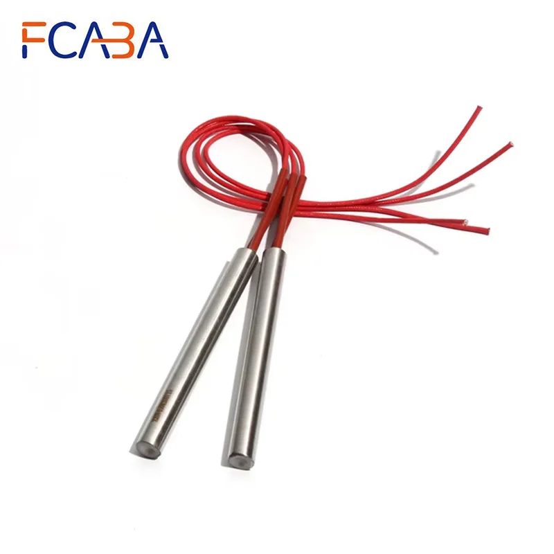 

FCABA 10 шт. 14 мм 120 ~ 135 мм 201SUS цилиндрическая электрическая нагревательная труба 110/220/380 В трубчатый нагреватель односторонний стержень 400/440/450/470 Вт