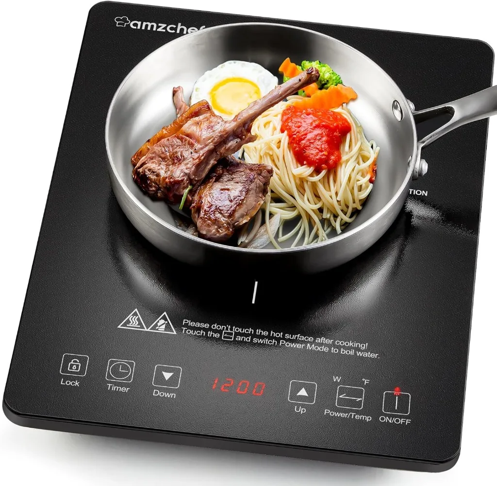 

Portable Induction Cooker Burner Ultra-thin Body Low Heating Plate