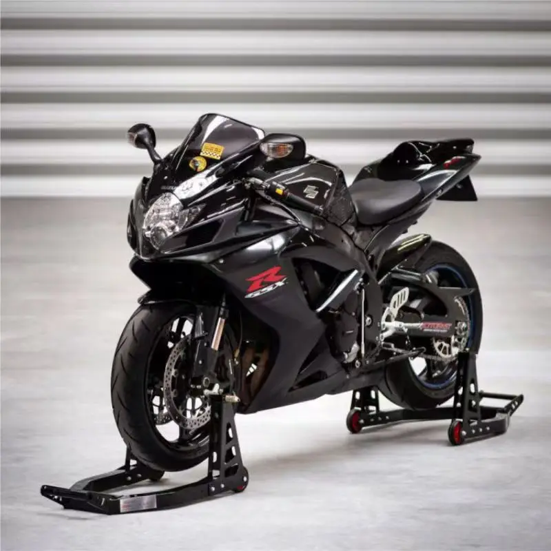 Aluminum alloy motorcycle front/rear wheel lifting frame with a load-bearing capacity of 450kg, motorcycle tire repair tool