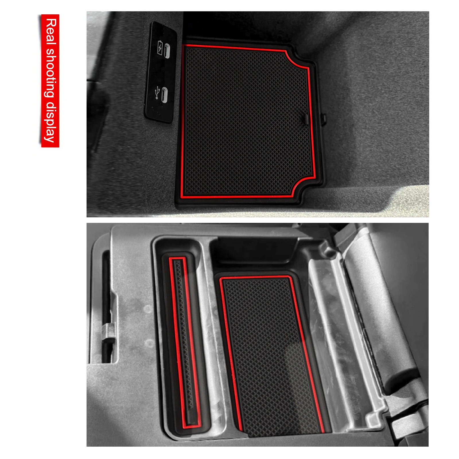 Противоскользящий коврик для ворот ZUNDUO для Acura MDX 2022-2025, аксессуары для интерьера, резиновая дверная канавка, нескользящие коврики