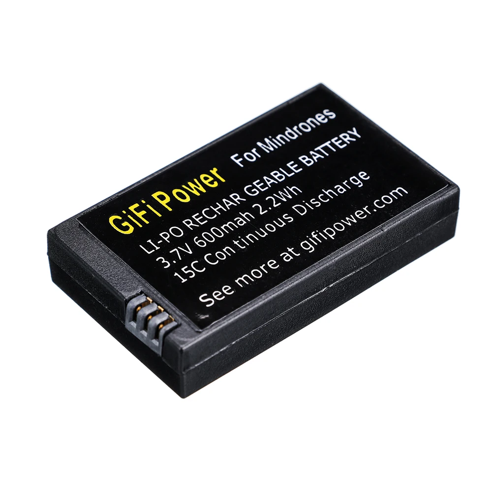 Batterie aste Lipo pour importateur Parrot MiniDrones, 3.7V, 600mAh, remplacement, Mambo Jumping, Sumo, Rolling Spider