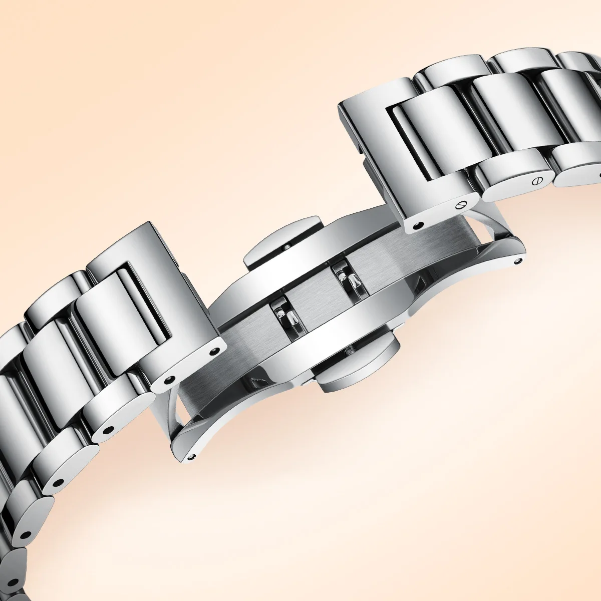 Mark Fairwhale Rectangle Quartz Watch for Women Stainless Steel Strap Waterproof Luxury Ladies Wristwatch Original Design