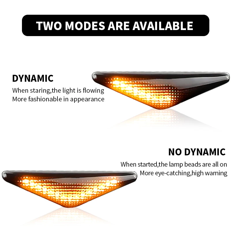 2 قطعة ديناميكية وامض LED أضواء العلامات الجانبية بدوره مصباح إشارة لفورد فوكس MK I 98-04 مونديو MK III 00-07 OEM # :1063835 1065645 #4