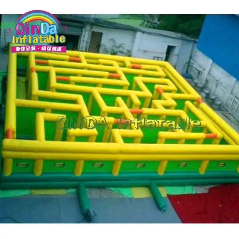 Outdoor MZ Laser Tag Inflatable Recreation Inflatable Maze Haunted For Sale