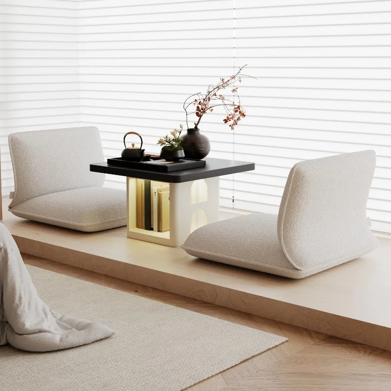 Japanese Bay Window Desk Minimalist Window-Side Table Nordic Floor Desk Compact Tatami Table Modular Mini Coffee Stand
