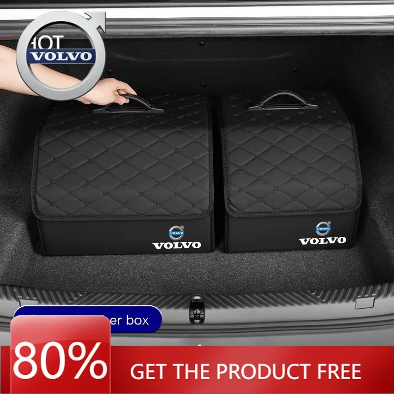 

Подстаканники большой емкости, ящик для хранения багажника автомобиля, органайзер для коллекции, чехол для Volvo Xc60 Xc90 V40 V60 S60 V50 V90 S80 C40 XC40 V