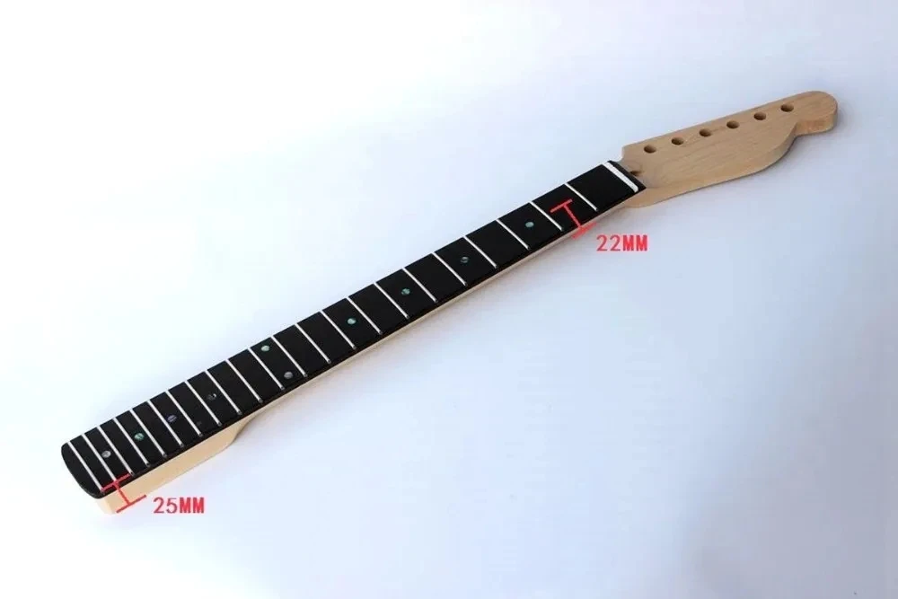 

22 Frets DIY unfinished electric guitar head neck Maple Telecaster Replacement Neck with Rosewood Fingerboard new