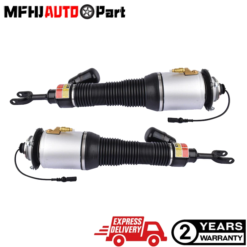 Set 2 Front Air Suspension Struts Shock For Bentley Continental GT Left & Right