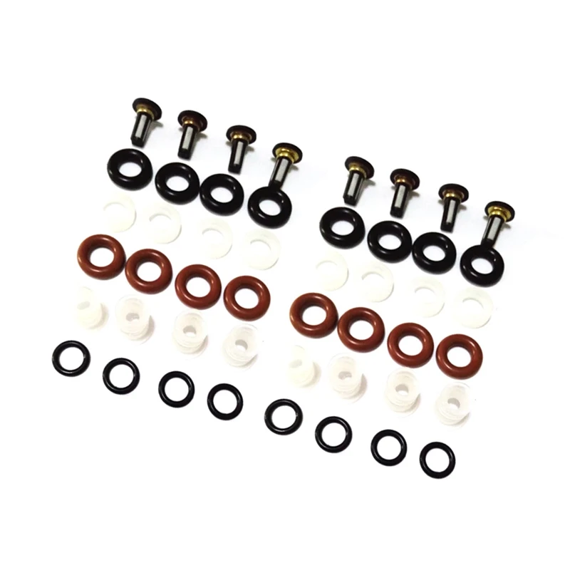 8Set Fuel Injector Repair Kits 16450-RCA-A01 For-Honda Accord Odyssey Acura 2003-2013 Replace Nozzle 16450PPAA01