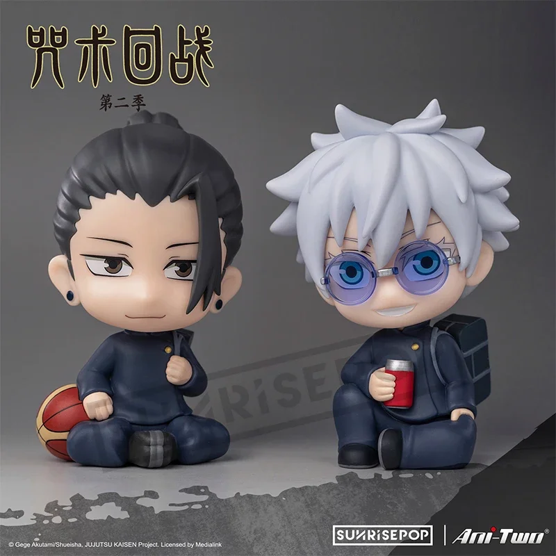 

Genuine Jujutsu Kaisen Anime Figures Sator Gojo Figure Geto Suguru Figures Model Dolls Scene Signage Cute Collectible Kids Gifts